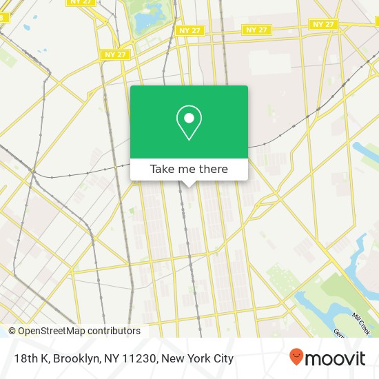 18th K, Brooklyn, NY 11230 map