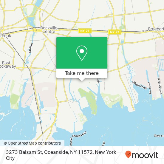 3273 Balsam St, Oceanside, NY 11572 map