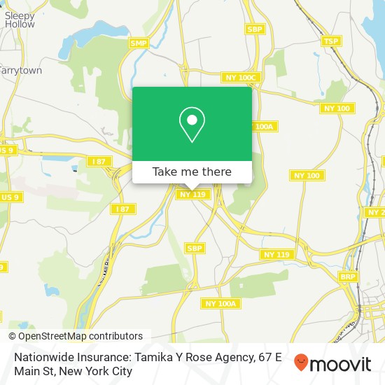 Nationwide Insurance: Tamika Y Rose Agency, 67 E Main St map