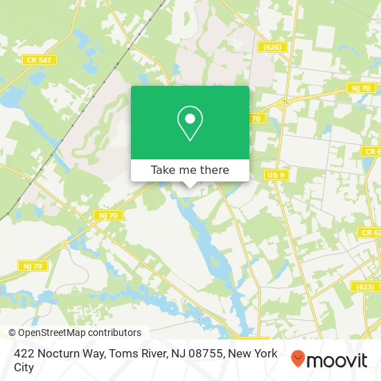 422 Nocturn Way, Toms River, NJ 08755 map