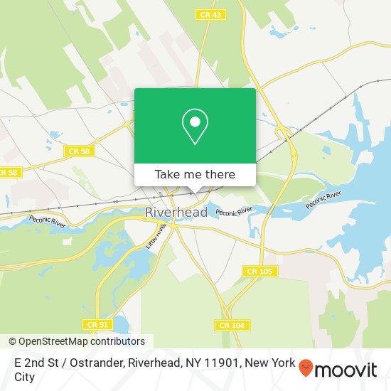 E 2nd St / Ostrander, Riverhead, NY 11901 map