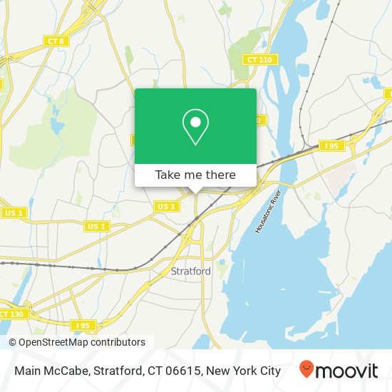 Main McCabe, Stratford, CT 06615 map