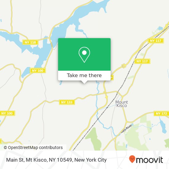 Mapa de Main St, Mt Kisco, NY 10549