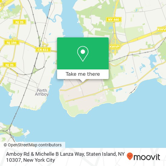 Amboy Rd & Michelle B Lanza Way, Staten Island, NY 10307 map