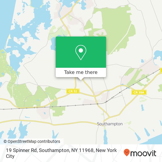 19 Spinner Rd, Southampton, NY 11968 map