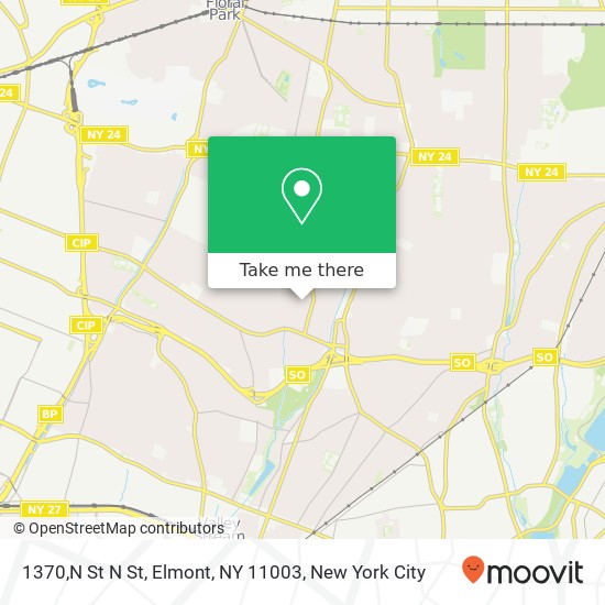 1370,N St N St, Elmont, NY 11003 map