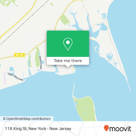 Mapa de 118 King St, New Suffolk, NY 11956