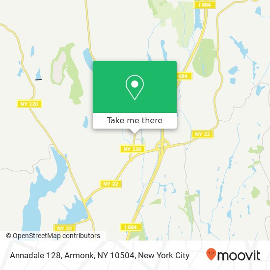 Mapa de Annadale 128, Armonk, NY 10504