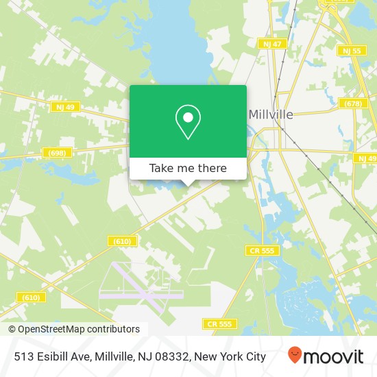 513 Esibill Ave, Millville, NJ 08332 map
