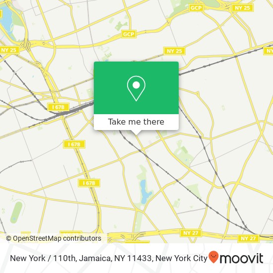 Mapa de New York / 110th, Jamaica, NY 11433