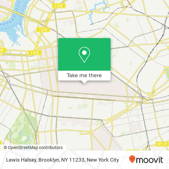 Lewis Halsey, Brooklyn, NY 11233 map
