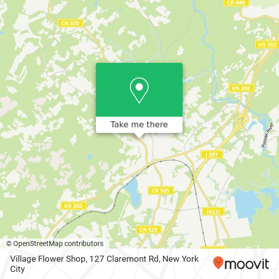 Mapa de Village Flower Shop, 127 Claremont Rd