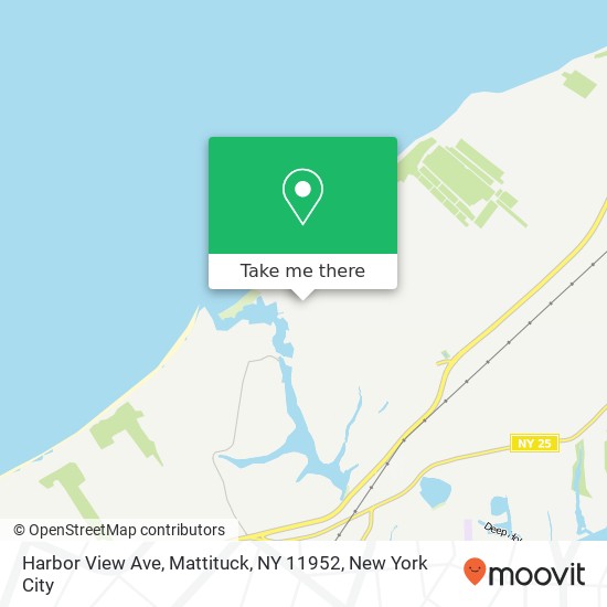 Mapa de Harbor View Ave, Mattituck, NY 11952