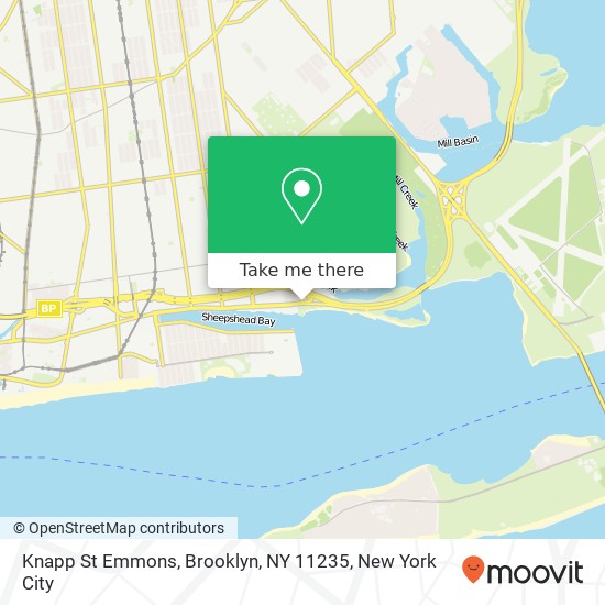 Knapp St Emmons, Brooklyn, NY 11235 map