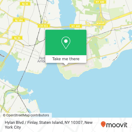Mapa de Hylan Blvd / Finlay, Staten Island, NY 10307