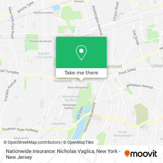 Nationwide Insurance: Nicholas Vaglica map