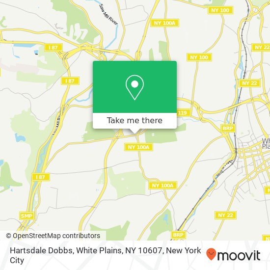 Hartsdale Dobbs, White Plains, NY 10607 map