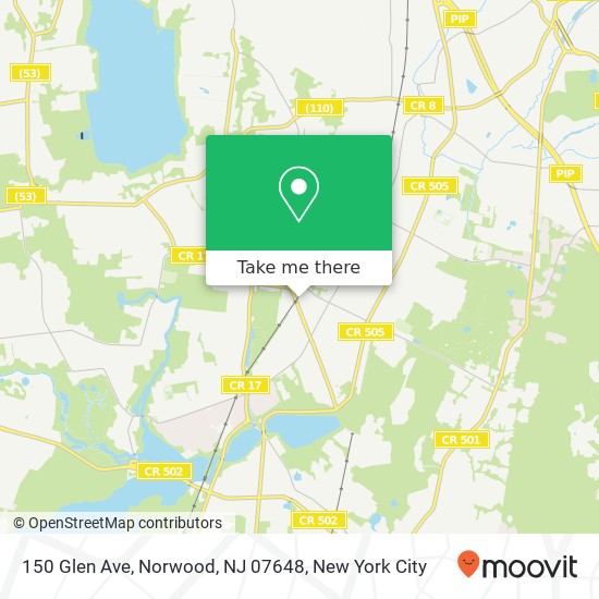 150 Glen Ave, Norwood, NJ 07648 map