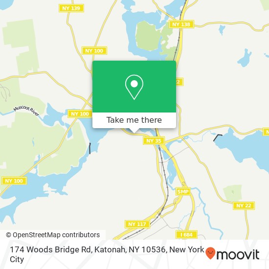 174 Woods Bridge Rd, Katonah, NY 10536 map