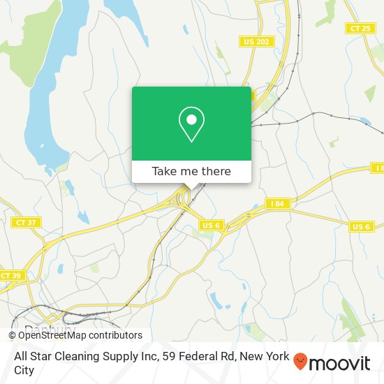 Mapa de All Star Cleaning Supply Inc, 59 Federal Rd