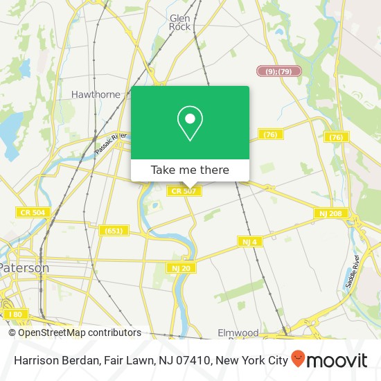 Harrison Berdan, Fair Lawn, NJ 07410 map