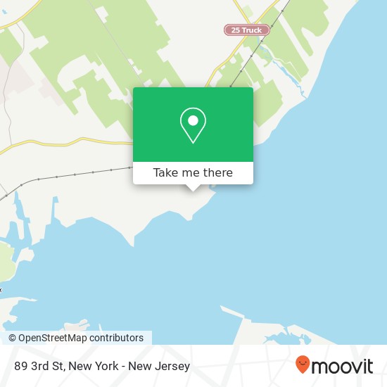 Mapa de 89 3rd St, South Jamesport, NY 11970