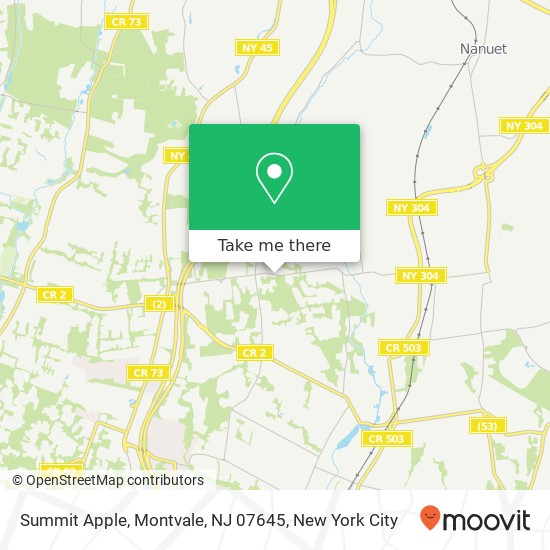 Summit Apple, Montvale, NJ 07645 map