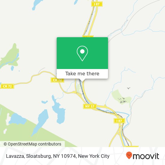 Mapa de Lavazza, Sloatsburg, NY 10974
