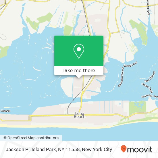 Jackson Pl, Island Park, NY 11558 map