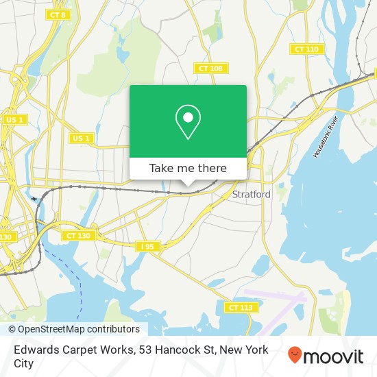 Mapa de Edwards Carpet Works, 53 Hancock St