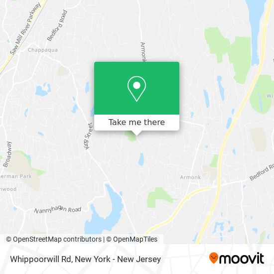 Whippoorwill Rd map