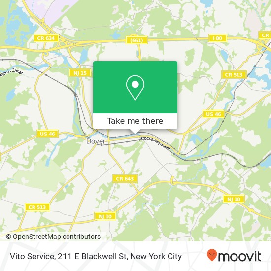 Mapa de Vito Service, 211 E Blackwell St