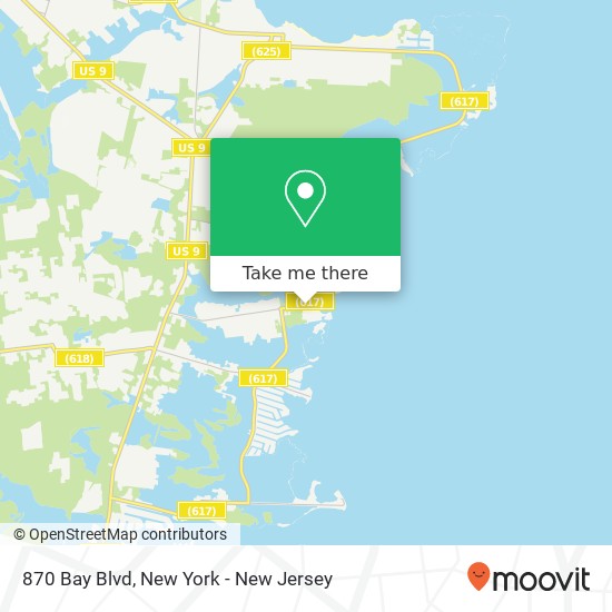 870 Bay Blvd, Bayville, NJ 08721 map