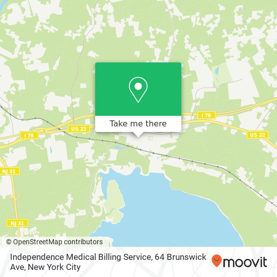 Mapa de Independence Medical Billing Service, 64 Brunswick Ave