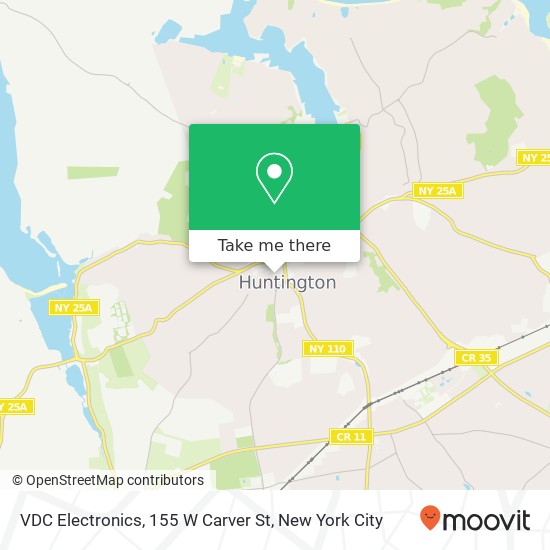 Mapa de VDC Electronics, 155 W Carver St