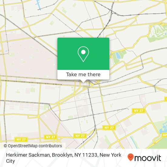 Herkimer Sackman, Brooklyn, NY 11233 map