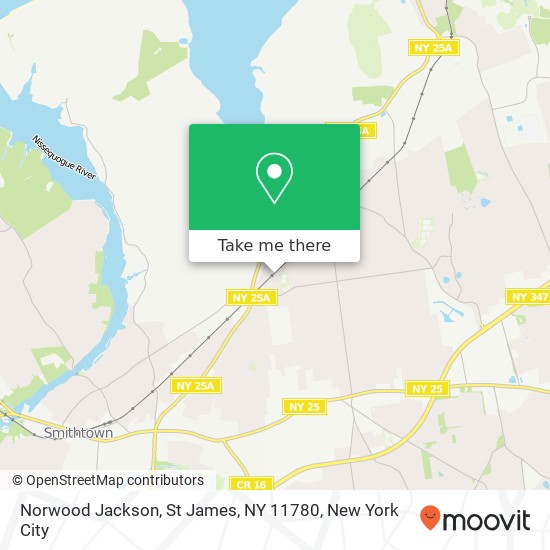 Norwood Jackson, St James, NY 11780 map