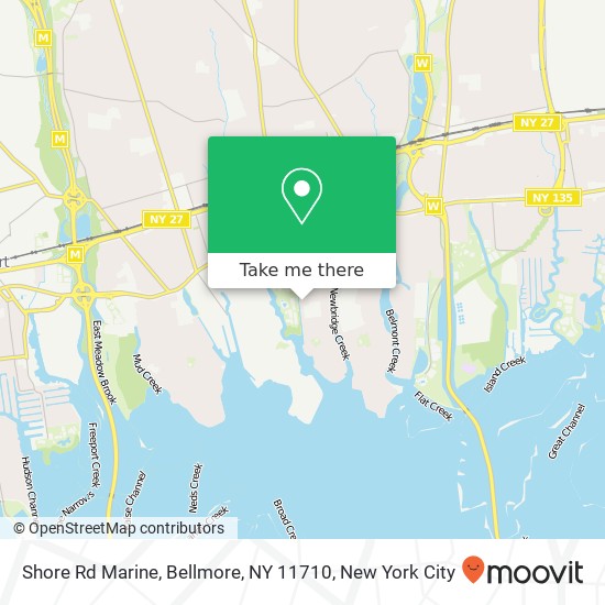 Shore Rd Marine, Bellmore, NY 11710 map