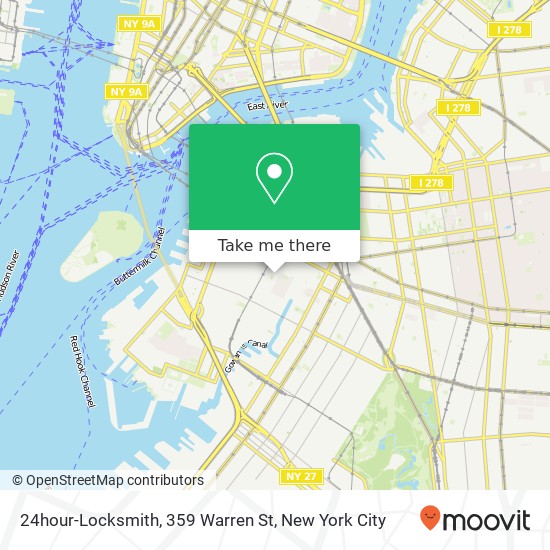 24hour-Locksmith, 359 Warren St map