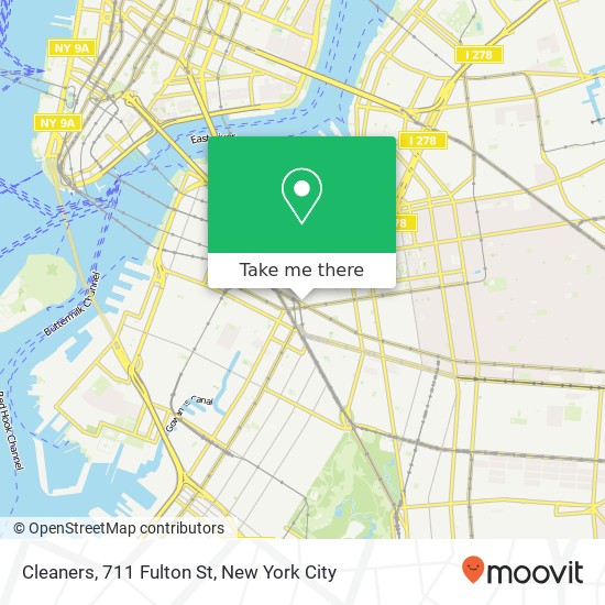 Cleaners, 711 Fulton St map