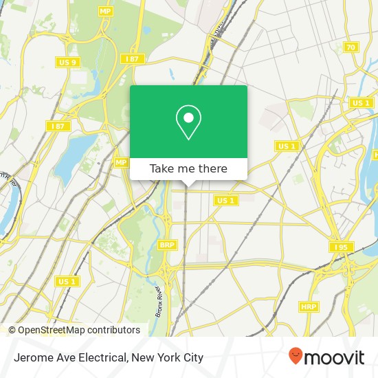 Mapa de Jerome Ave Electrical