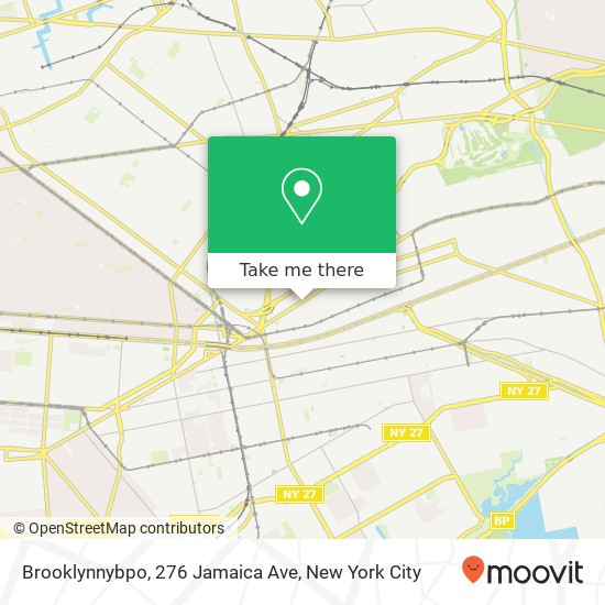 Mapa de Brooklynnybpo, 276 Jamaica Ave