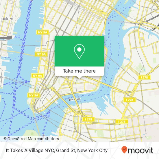 It Takes A Village NYC, Grand St map