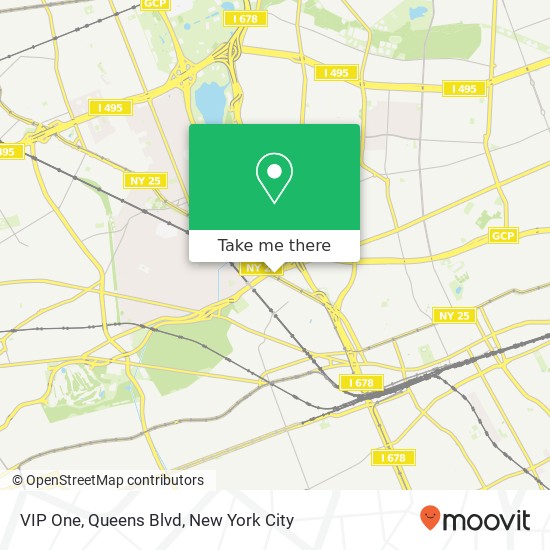 VIP One, Queens Blvd map