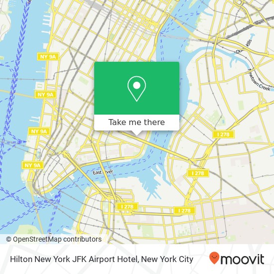 Hilton New York JFK Airport Hotel map