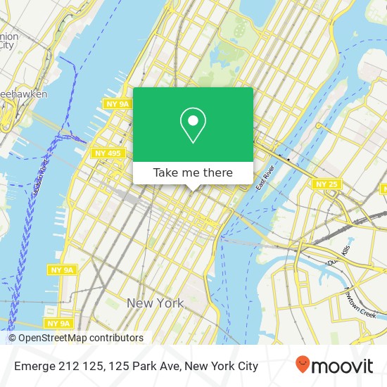 Emerge 212 125, 125 Park Ave map