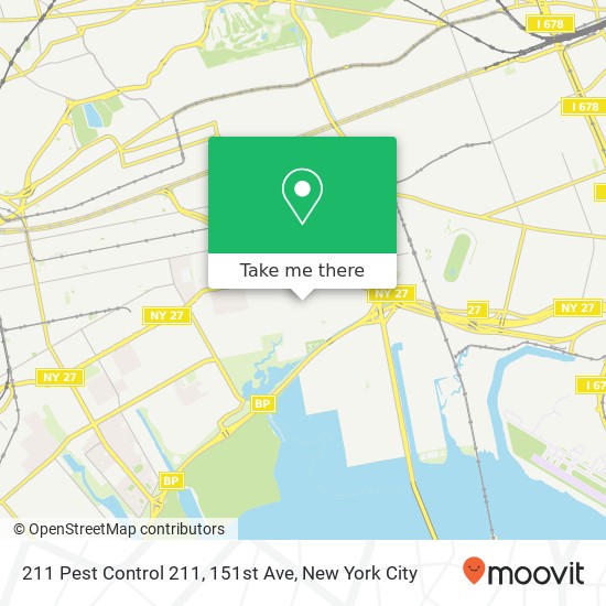 211 Pest Control 211, 151st Ave map