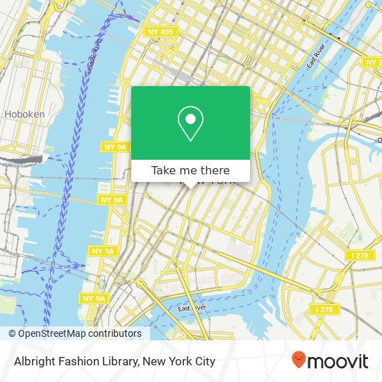 Mapa de Albright Fashion Library