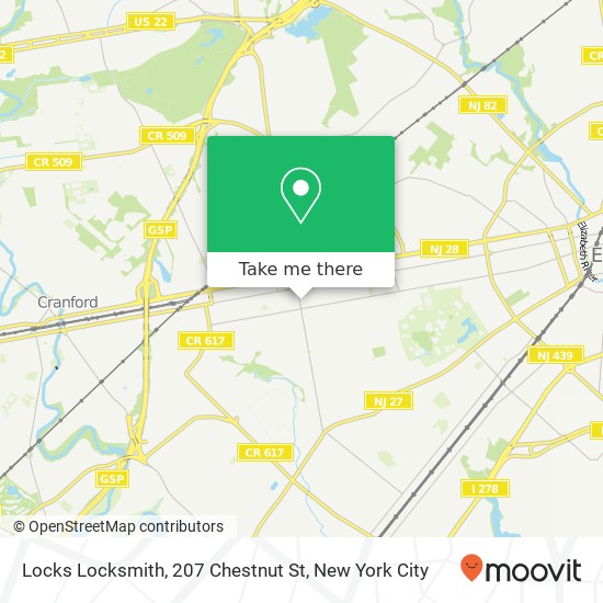 Locks Locksmith, 207 Chestnut St map