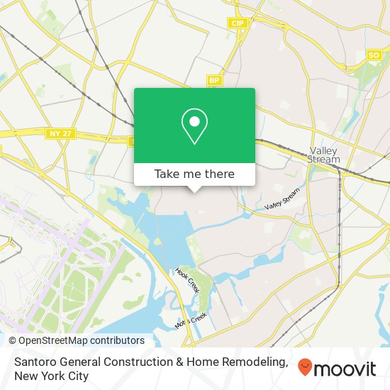 Mapa de Santoro General Construction & Home Remodeling